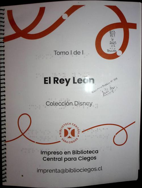 El rey león [Braille] / Disney