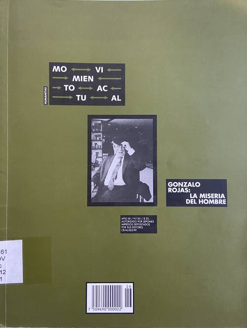 La miseria del hombre / Gonzalo Rojas