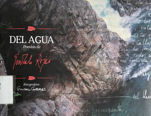Del agua : poesía de Gonzalo Rojas / Gonzalo Rojas ; fotografías Gonzalo Contreras 