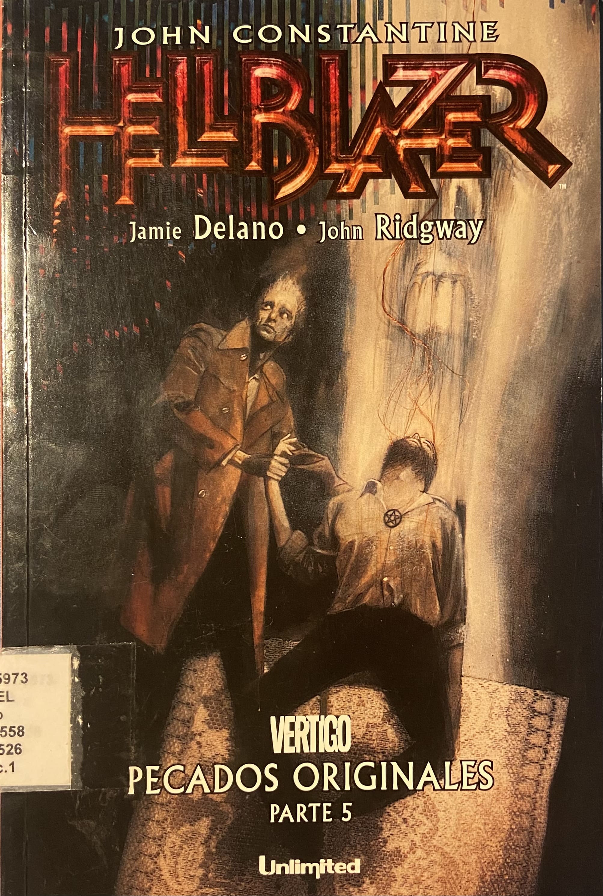 John Constantine, Hellblazer : vertigo : pecados originales / Jaime Délano, John Ridgway